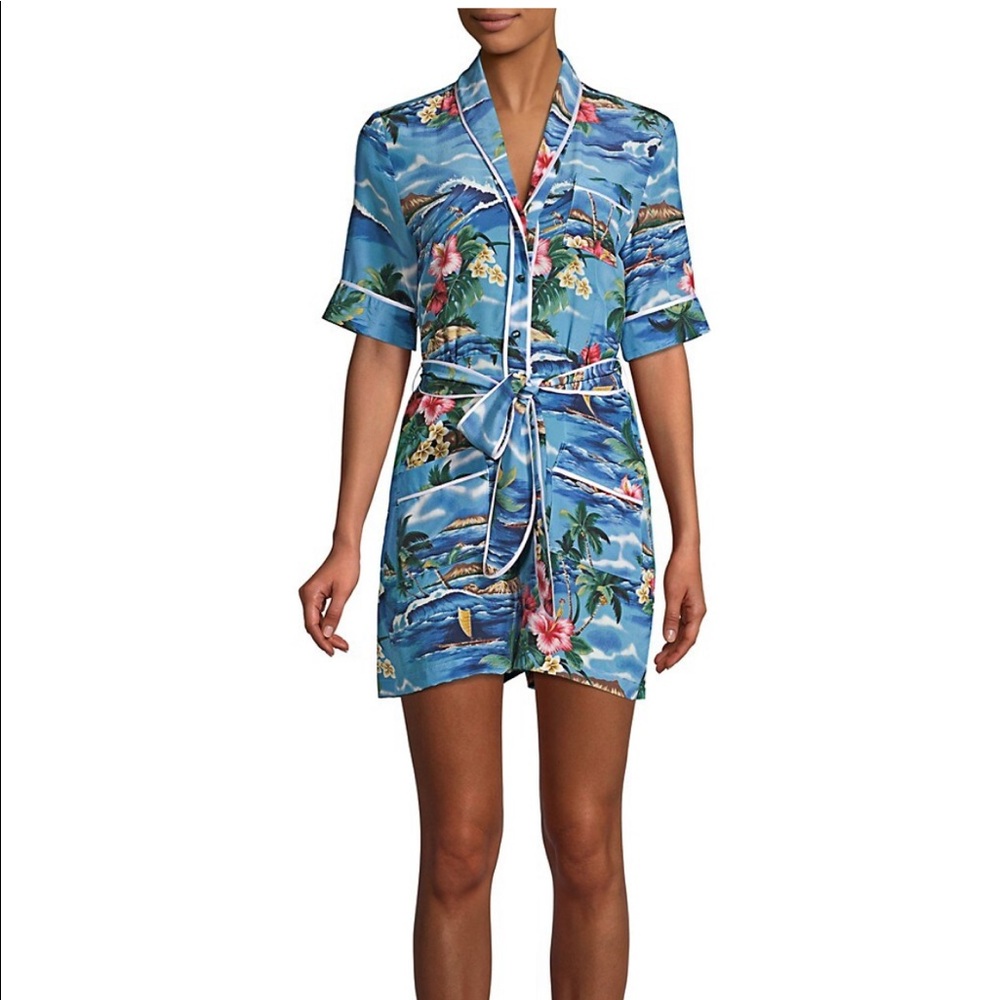 NWT silk romper